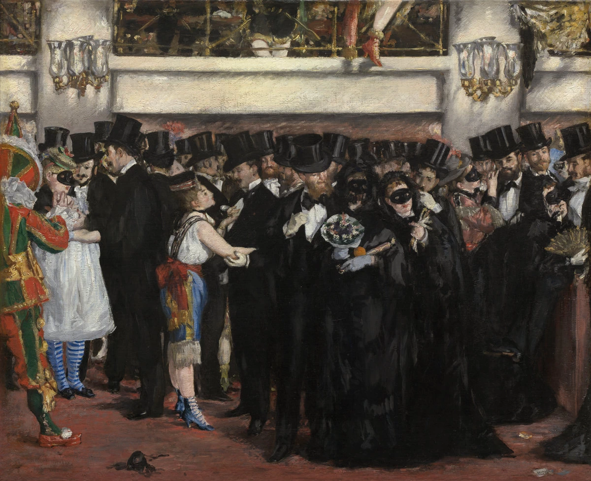  29-Édouard Manet, Ballo in maschera all'Opera, 1873-National Gallery of Art, Washington 